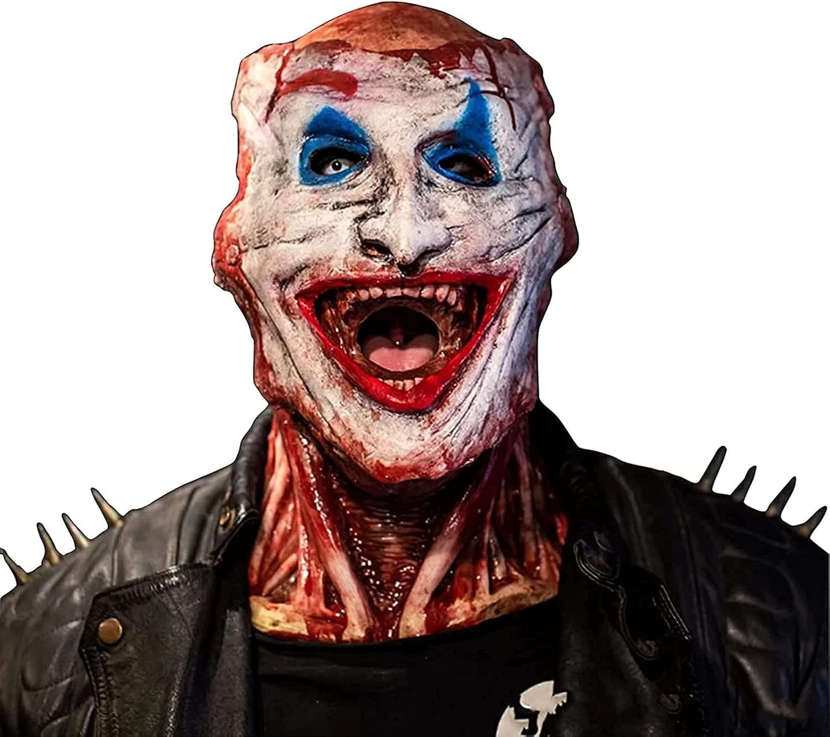 Stobbod Gruselige Clownmaske Mit Langen Haaren – Latex-Maske Für Halloween & Cosplay