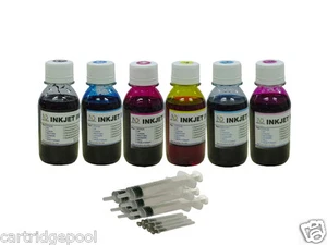 Hp 02 ink Refill kit 3110 3210 C6180 C6280 CISS 6x4oz/s - Zdjęcie 1 z 1