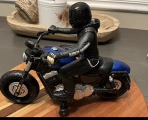 RARE Maisto Remote Control Harley Davidson Motorcycle Racer Blue (No Remote) - Picture 1 of 13
