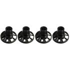  4 Pcs Electric Grinders Grinding Chuck Dusting Tools Black Accessories