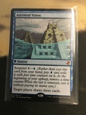 MTG 1x Ancestral Vision MINT Magic Time Spiral Remastered TSR EDH Modern Legacy