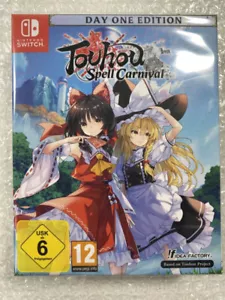 TOUHOU SPELL CARNIVAL - DAY ONE EDITION SWITCH EURO NEW (GAME IN ENGLISH/FRANCAI - Foto 1 di 9