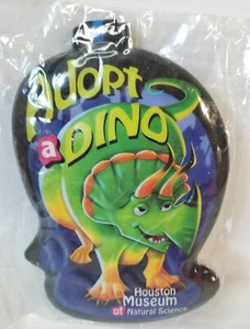 Houston Museum Of Natural Science Adopt A Dino Triceratops Childrens Luggage Tag - Picture 1 of 3