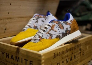 Brandneu im Karton Bodega X Reebok klassischer Lederkiller Bienen Größe 12 - Bild 1 von 12