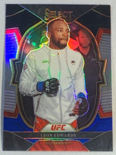 2023 Panini Select UFC RED WHITE  Blue Leon Edwards /49 #9