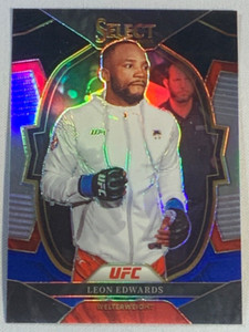 2023 Panini Select UFC RED WHITE  Blue Leon Edwards /49 #9
