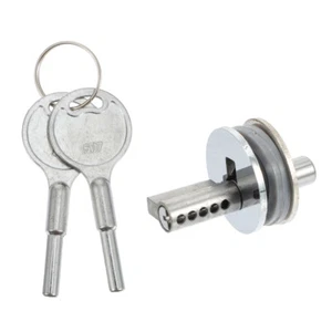 Sliding Display Case Glass Door Lock Cabinet Locks with Keys Latch - Picture 1 of 12