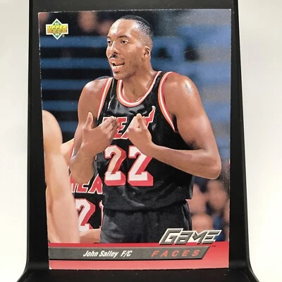 1992-93 Upper Deck Game Faces John Salley #497 Miami Heat - Image 1 of 2