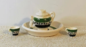 Miniatur Teeservice griechisch 5-teilig Keramik Sammlerstück - Bild 1 von 3