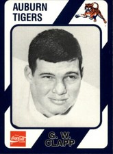 B2594- 1989 Auburn Coke 580 Football Cards 251-500 -You Pick- 10+ FREE US SHIP