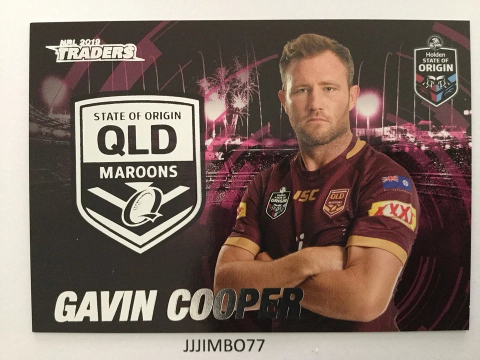 2019 NRL TRADERS STATE OF ORIGIN QLD SOO25 GAVIN COOPER COWBOYS - image 1 of 1