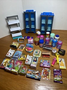 Mixed Lot 35+ ZURU MINI BRANDS Grocery Foods Display DISNEY MARVEL - Picture 1 of 11