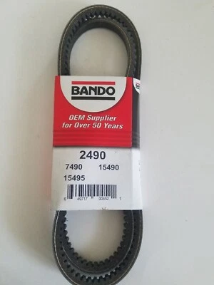 Volvo D24 Diesel  Ran & Air conditioning belt 244-Thru-760 -Bando 2490 49Inces - Image 1 of 2