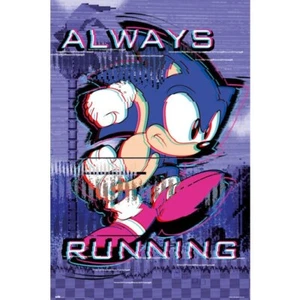 Poster Sonic The Hedgehog - Always Running - 61x91,5cm NEU 59866 ge - Bild 1 von 1
