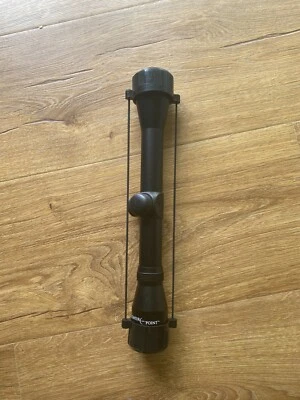 Mira para rifle de punto central, 4x32 mm negra con tapas de lente - Excelente Foto 1 de 4