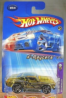 2005 Hot Wheels #54 First Editions X-Raycers 4/10 '69 CHEVELLE Trans Yellow wPr5 - Image 1 of 4