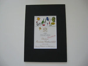 Niki de Saint Phalle Wine Bottle Label Mouton Rothschild - Picture 1 of 8