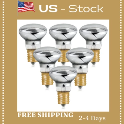 6件装熔岩灯泡120V R39 E17 30W反射器类型灯泡,闪光灯卧室 — 第 1/4 张图片