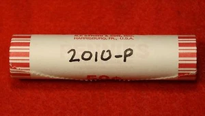 2010-P Lincoln Shield Cent Penny 50 Coin roll Uncirculated rolls - Picture 1 of 2