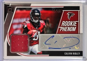 Calvin Ridley AUTO~JERSEY~RC #/99 Panini Donruss 2018 Rookie Phenom Autograph SP - Bild 1 von 2
