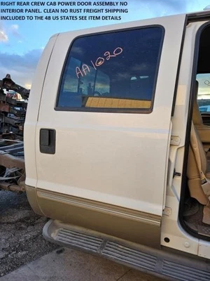 Puerta eléctrica trasera derecha Ford F250 Super Duty 99-07 BLANCA/DORADA SIN ÓXIDO ENVIADA Foto 1 de 4