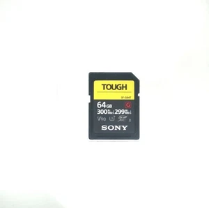 Sony Tough G-Series 64GB SDXC UHS-II Memory SD Card - Picture 1 of 3