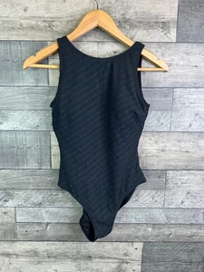 Accesorio Traje de baño para mujer talla UK 10 negro texturizado cuello alto traje de baño - Imagen 1 de 9