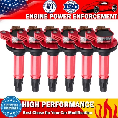 PAQUETE DE 6 bobinas de encendido de alto rendimiento para Ford Explorer F150 UF646 EcoBoost 3,5 L Foto 1 de 4