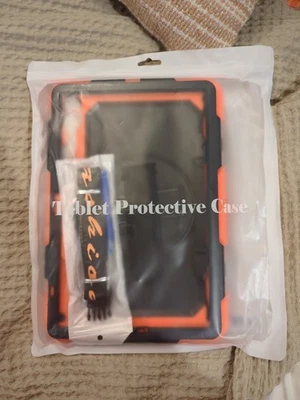 12.4 Inch Tablet Case for 2024 2023 Samsung Inch, Orange  - Image 1 of 3
