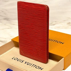 Louis Vuitton M6358E Epi Kartenetui Rouge Rot Original Unisex Japan Sehr Gut - Bild 1 von 12