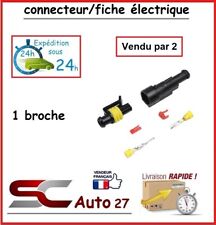 connecteur de fiche électrique tout véhicule pour 1 branchement vendu par 2