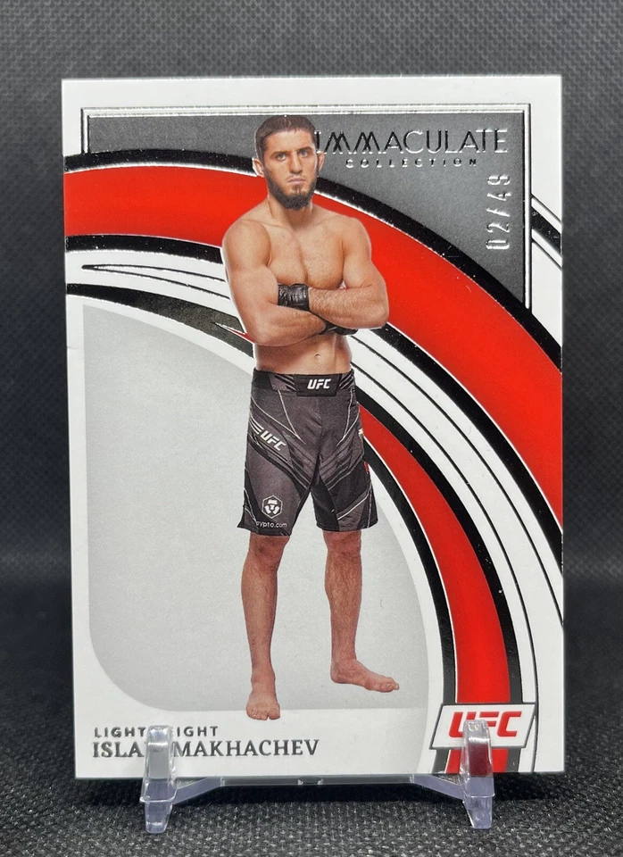 2022 Panini Immaculate Collection UFC ISLAM MAKHACHEV /49 Lightweight SP - Image 1 of 3