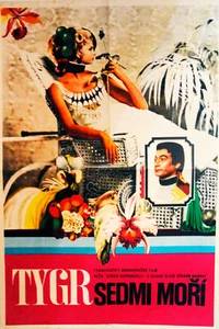 Surcouf, le tigre des sep mers-1966-S.Bergonzelli -affichette Tchèque-82x55 cm - Imagen 1 de 2