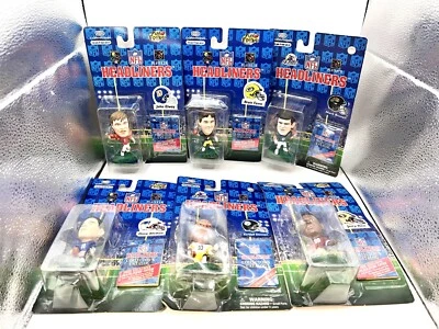 Lote de 6 figuras Bobblehead coleccionables de mariscal de campo Corinthian Headliners NFL Foto 1 de 4