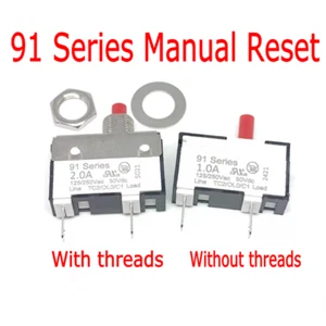 0.5/1/1.75~3A 91 Series Overload Circuit Protector /Circuit Breaker Manual Reset - Picture 1 of 3