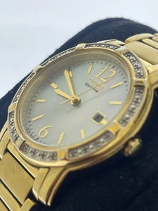 CITIZEN ECO DRIVE E011-44171 Women's Wristwatch Quartz - Picture 1 of 7