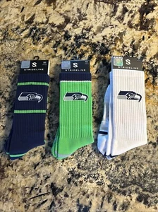 Seattle Seahawks NFL Strideline Crew-Socken 3 Paar Medium/Large NEU - Bild 1 von 2