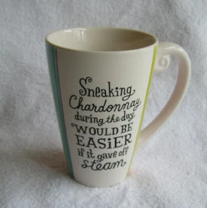 Taza grande de colección multicolor "Sneaking Chardonnay" - Imagen 1 de 6