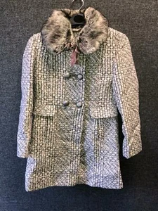 Monsoon Camelia Tweed Coat Age 11-12 Years TD015 KK 19 - Picture 1 of 3