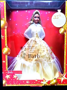 Poupee Barbie Noël 2023 - Neuve jamais sortie de sa boite + poche cadeau Barbie - Imagen 1 de 5