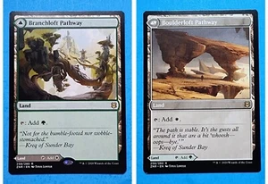 1x Branchloft Pathway Boulderloft Pathway Zendikar Rising Mtg Rare Land Mana 258 - Picture 1 of 3