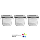 IKEA 365+ Kunststoff Dose mit Deckel Glas Vorratsbehälter 3er SET Küche 180ml