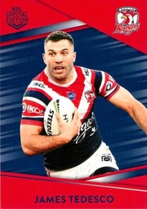 2020 SYDNEY ROOSTERS NRL Card JAMES TEDESCO Special Edition - Picture 1 of 2