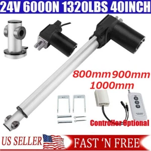 Actuadores lineales eléctricos de 36 pulgadas 900 mm carrera DC 24V resistente 6000N/1320LB - Imagen 1 de 19