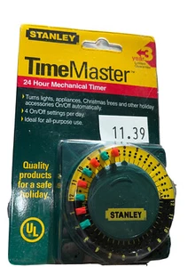 Stanley TimeMaster 24hr Mechanical Timer (new in package) * UL * Christmas - Picture 1 of 4