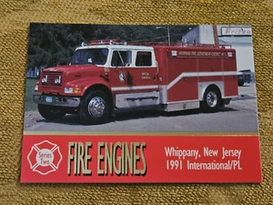 1993 Fire Engines Series 2 #169 Whippany, New Jersey 1991 International/PL - Picture 1 of 6