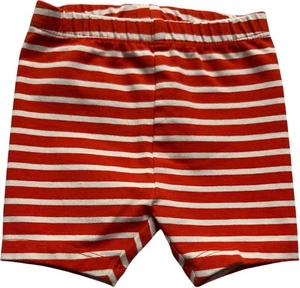Pantaloncini da motociclista Hanna Andersson a righe rosse e bianche, 6 mos. - Foto 1 di 2