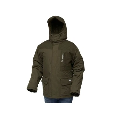 Traje térmico de invierno para pesca Dam Xtherm chaqueta babero y soporte verde Foto 1 de 2