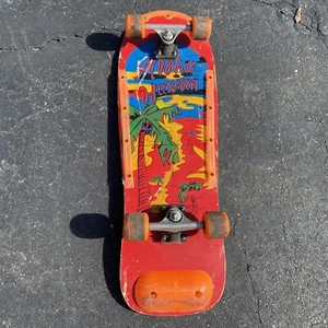Nice Vintage 1980's Aloha Hawaii Skateboard Super Eagle Orange Red Ships Free - Picture 1 of 12
