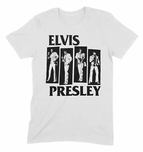 Elvis Presley Las Vegas Mens T Shirt - King of Rock n Roll Concert - Picture 1 of 1